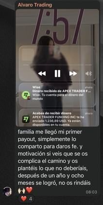 Resultado de un alumno del Club