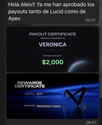 Resultado de un alumno del Club