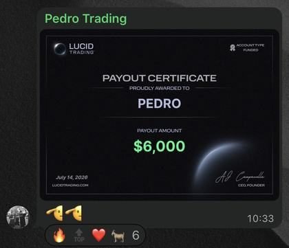 Resultado de un alumno del Club