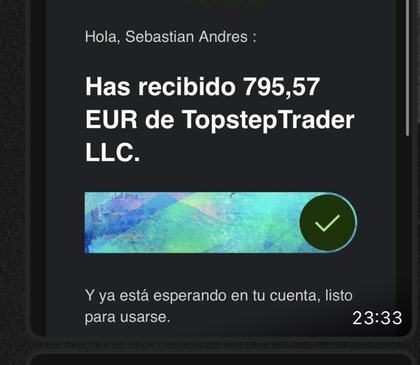 Resultado de un alumno del Club
