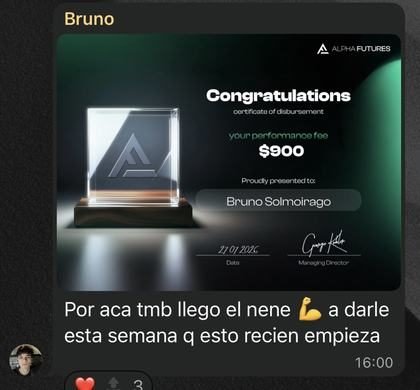 Resultado de un alumno del Club